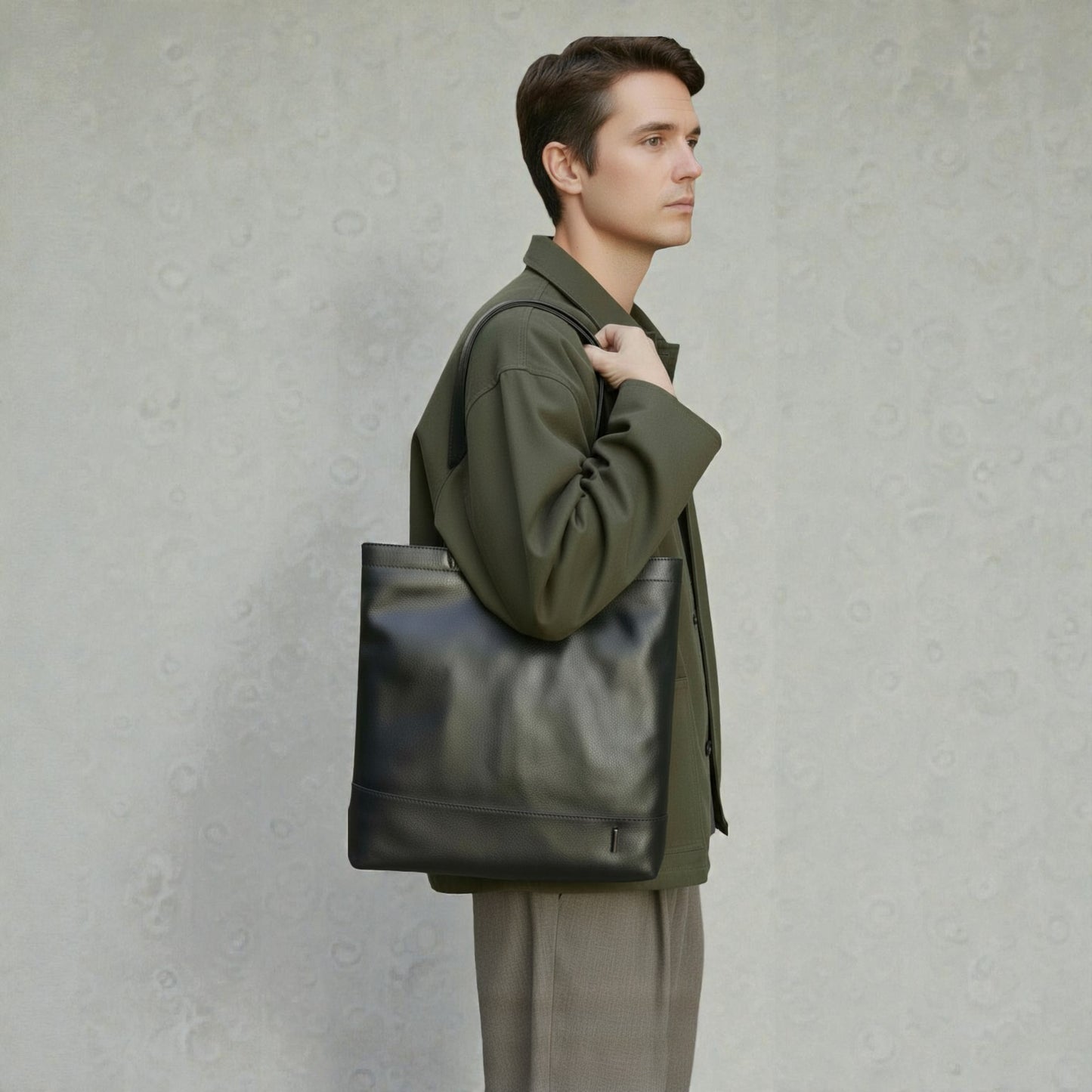 【新製品】BEH《ビーエイチ》スマートシティトート | A4対応 13インチPC対応 縦型 5L 横34.5cm 防水本革 軽量 薄型 ユニセックス