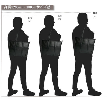 BTY《ビーティーワイ》シティトート | ブラック ネイビー A4 B4対応 15.6インチPC対応 15L 横38.5cm 防水本革 横型 大容量 ユニセックス
