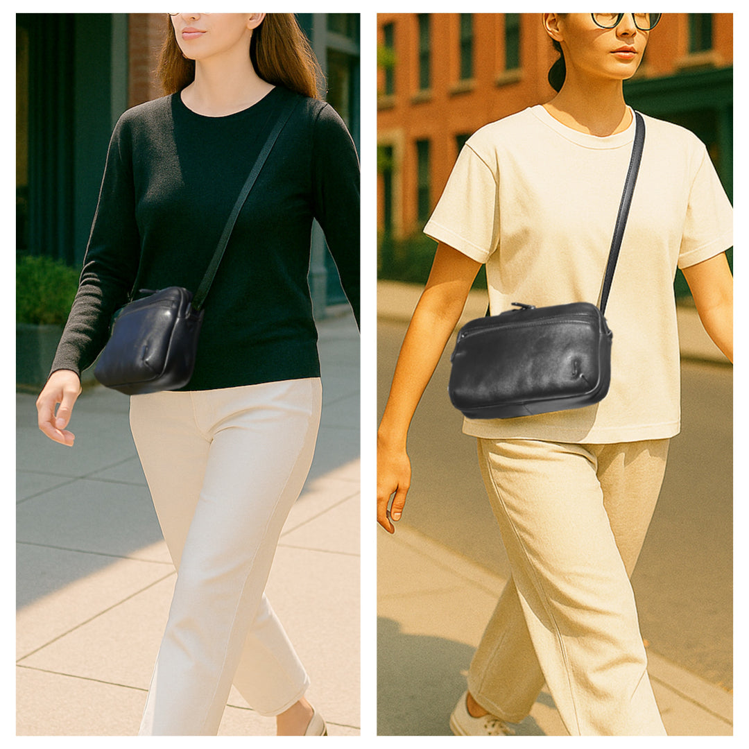 CSA《シーエスエー》シティショルダーバッグ | 防水本革 小型 薄型 軽量 スマホ お財布 ユニセックス