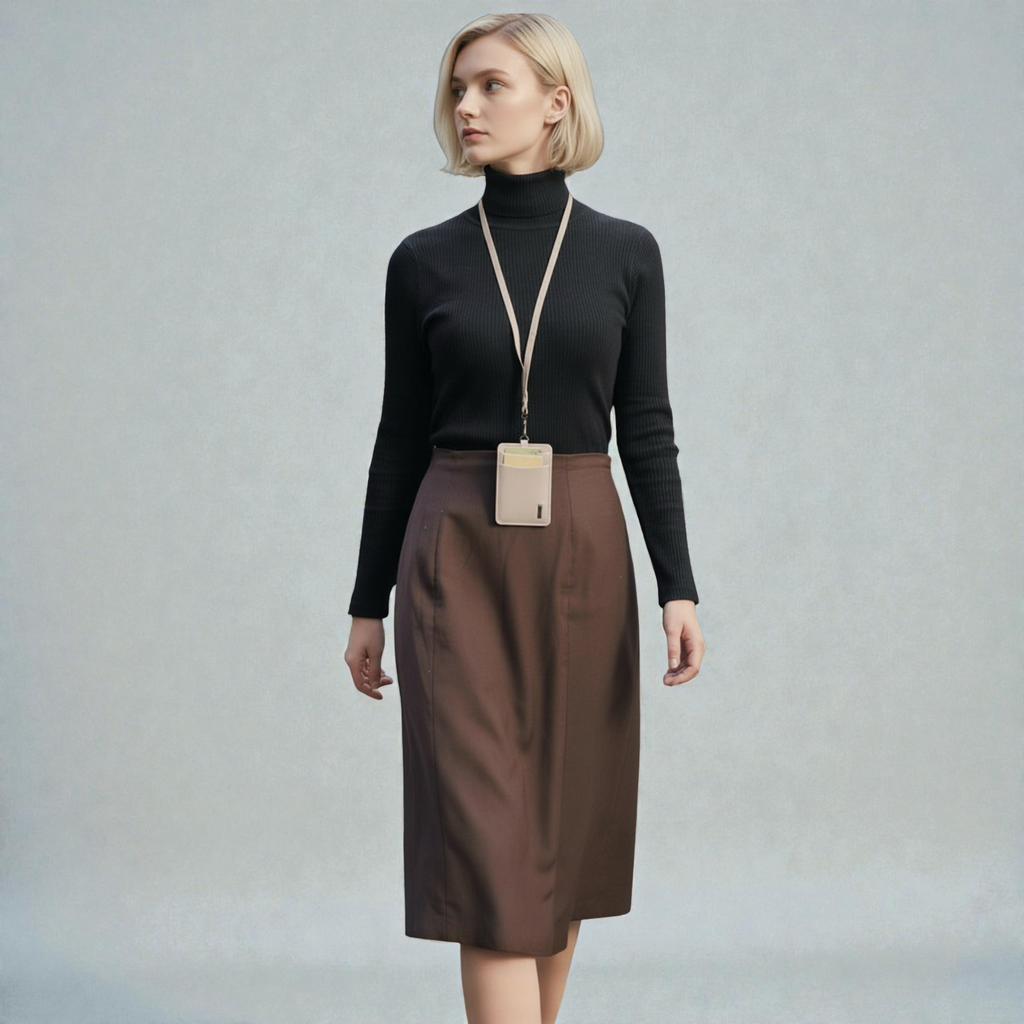 【新製品】シティIDカードケース＆パスケース(2WAY仕様) | 防水本革 ブラック グレージュ ユニセックス ネームホルダー ICカード 定期入れ スイカ 両面 カード収納 3枚収納