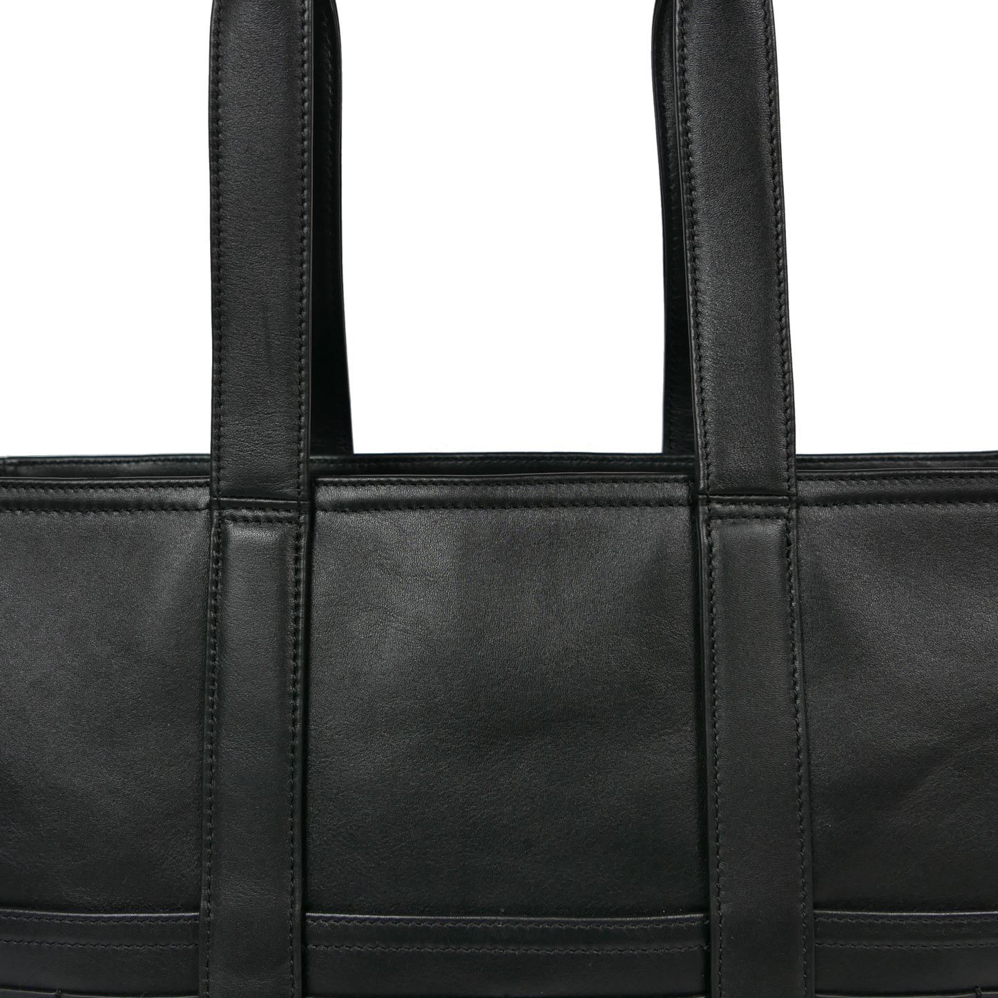 BTY《ビーティーワイ》ブラックシティトート_上部正面