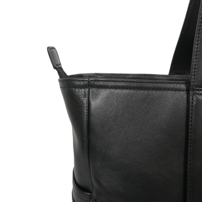 BTY《ビーティーワイ》ブラックシティトート_上部角