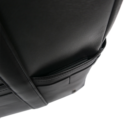 BTY《ビーティーワイ》ブラックシティトート_正面小ポケットスマホ収納