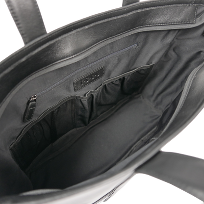 BTY《ビーティーワイ》ブラックシティトート_内部片面