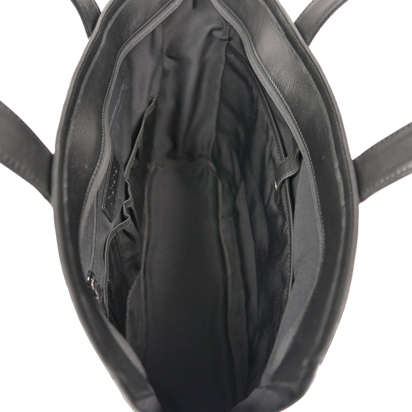 BTY《ビーティーワイ》ブラックシティトート_内部