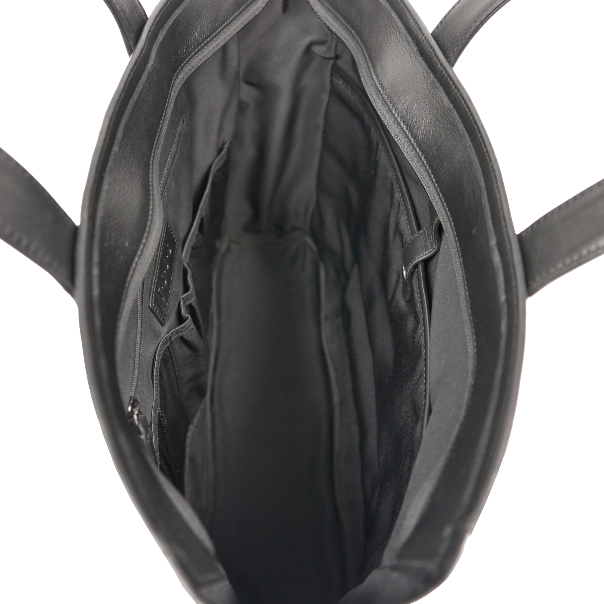 BTY《ビーティーワイ》ブラックシティトート_内部