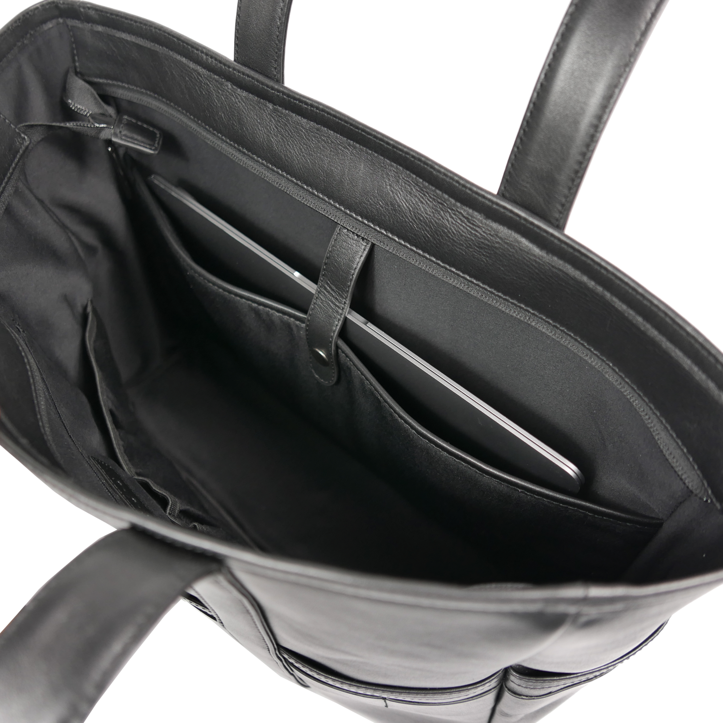 BTY《ビーティーワイ》ブラックシティトート_PCポケット13インチ