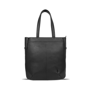 CSA《シーエスエー》ブラックシティトート| A4 対応 14インチPC対応 12L 縦36.5cm 防水本革 縦型 軽量 ユニセックス