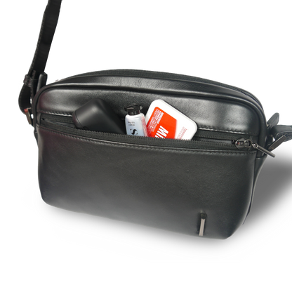 CSA《シーエスエー》シティショルダーバッグ | 防水本革 小型 薄型 軽量 スマホ お財布 ユニセックス