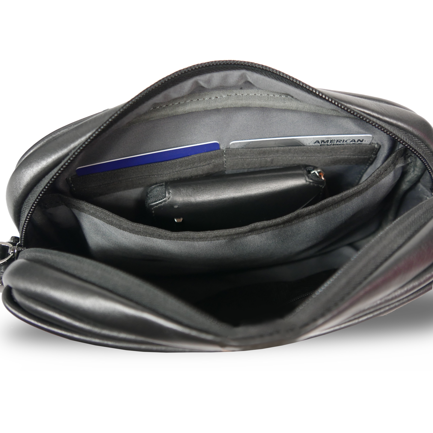 CSA《シーエスエー》シティショルダーバッグ | 防水本革 小型 薄型 軽量 スマホ お財布 ユニセックス