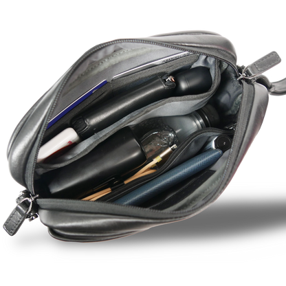 CSA《シーエスエー》シティショルダーバッグ | 防水本革 小型 薄型 軽量 スマホ お財布 ユニセックス