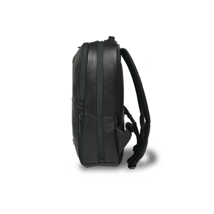 【新製品】STT《エスティーティー》ブラックシティリュック | A4 B4対応 15インチPC対応 12L 縦41cm 防水本革 大容量 ユニセックス