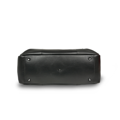 【新製品】STT《エスティーティー》ブラックシティトート | A4対応 15インチPC対応 14L 横36cm 防水本革 大容量 ユニセックス