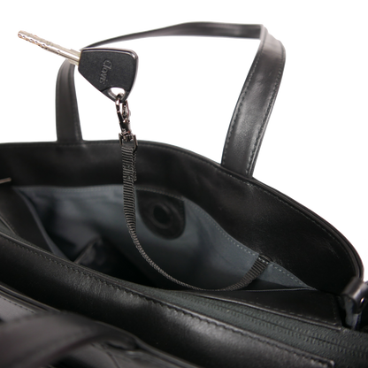 【新製品】STT《エスティーティー》ブラックシティトート | A4対応 15インチPC対応 14L 横36cm 防水本革 大容量 ユニセックス