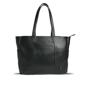 【新製品】STT《エスティーティー》ブラックシティトート | A4対応 15インチPC対応 14L 横36cm 防水本革 大容量 ユニセックス