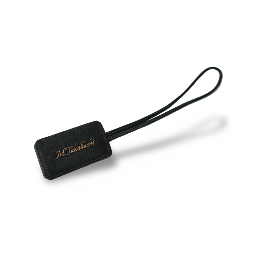 【新製品】レザータグ |  ネームタグ 名前刻印 名入れ 本革 ギフト ブラック ネイビー グレージュ