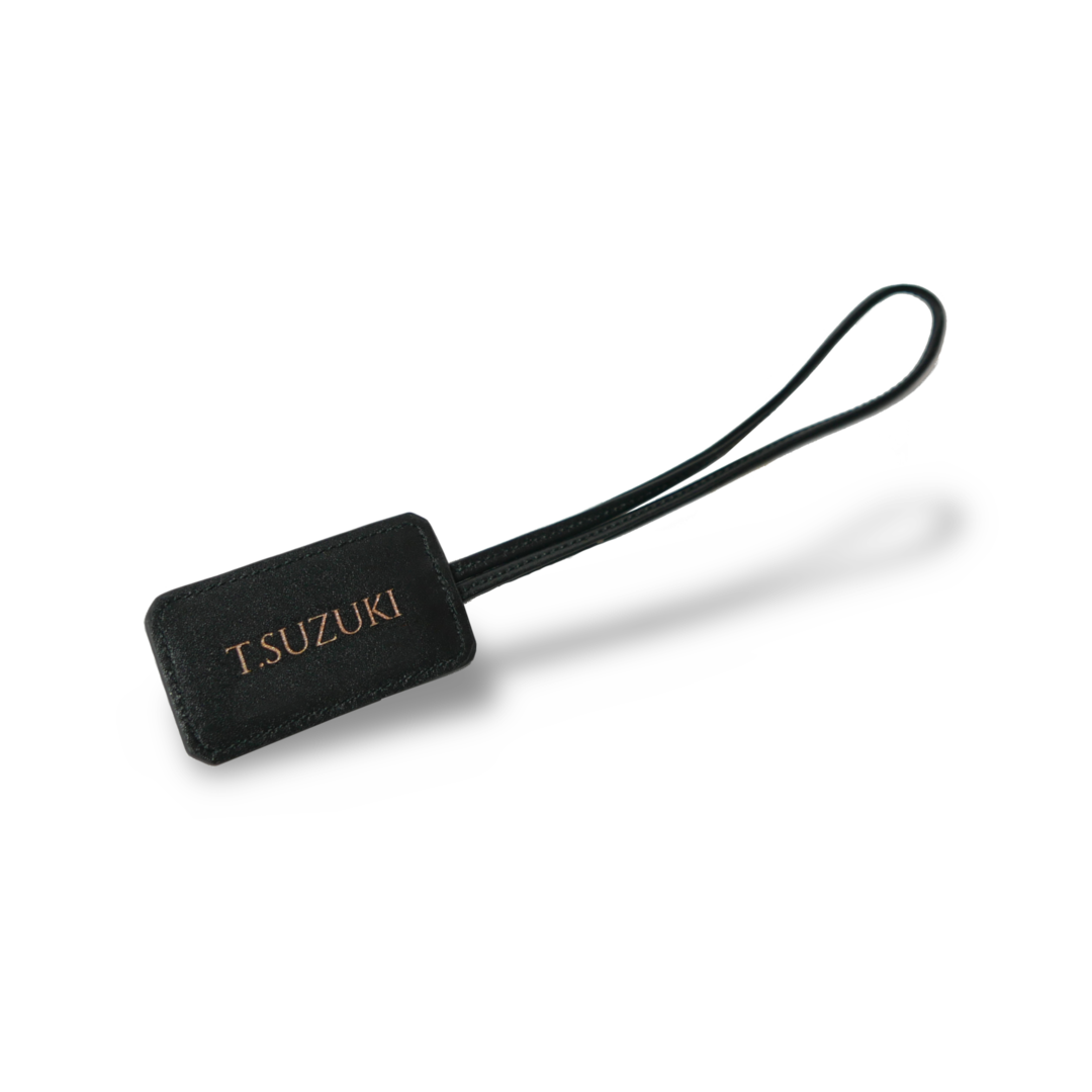 【新製品】レザータグ |  ネームタグ 名前刻印 名入れ 本革 ギフト ブラック ネイビー グレージュ