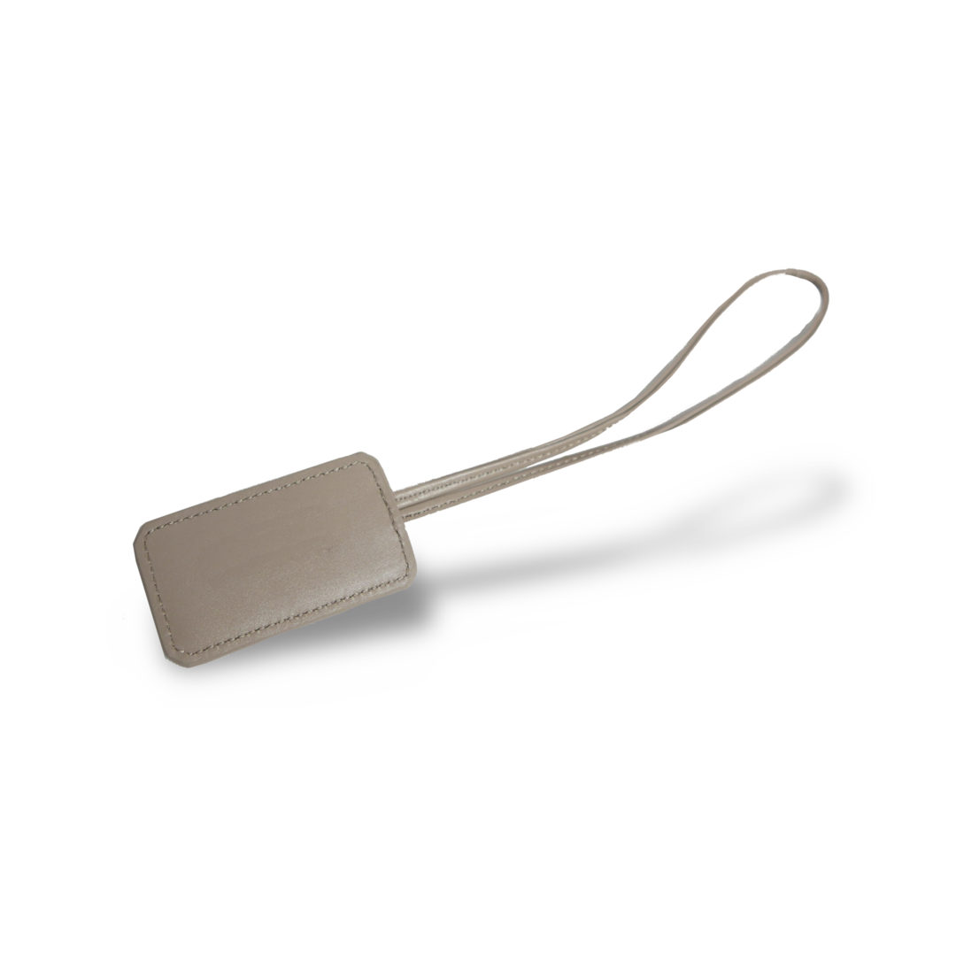 【新製品】レザータグ |  ネームタグ 名前刻印 名入れ 本革 ギフト ブラック ネイビー グレージュ