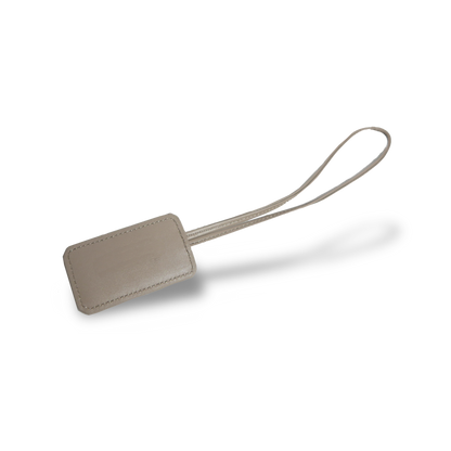 【新製品】レザータグ |  ネームタグ 名前刻印 名入れ 本革 ギフト ブラック ネイビー グレージュ