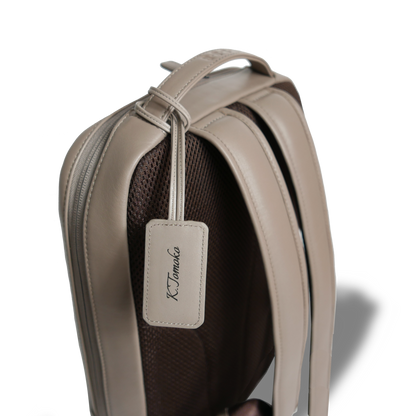 【新製品】レザータグ |  ネームタグ 名前刻印 名入れ 本革 ギフト ブラック ネイビー グレージュ