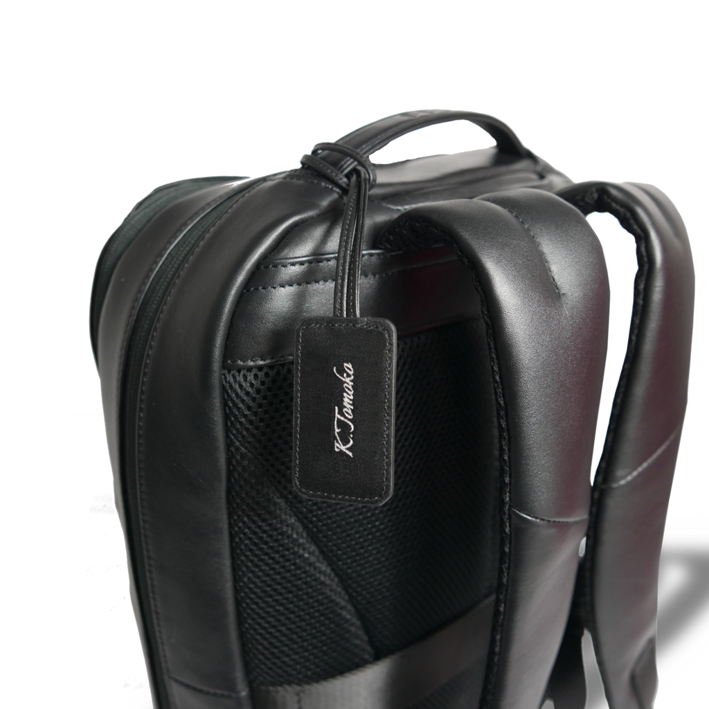 【新製品】レザータグ |  ネームタグ 名前刻印 名入れ 本革 ギフト ブラック ネイビー グレージュ