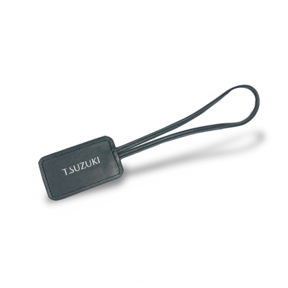 【新製品】レザータグ |  ネームタグ 名前刻印 名入れ 本革 ギフト ブラック ネイビー グレージュ