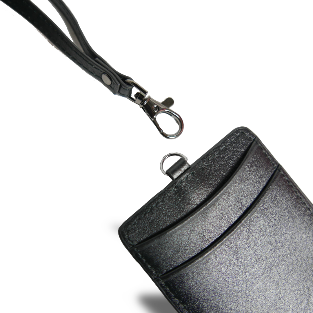 【新製品】シティIDカードケース＆パスケース(2WAY仕様) | 防水本革 ブラック グレージュ ユニセックス ネームホルダー ICカード 定期入れ スイカ 両面 カード収納 3枚収納