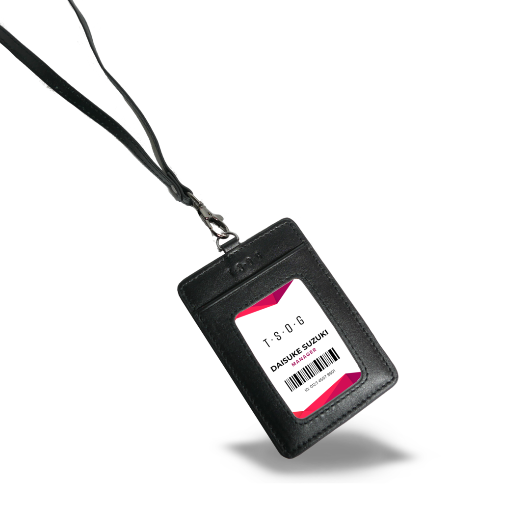 【新製品】シティIDカードケース＆パスケース(2WAY仕様) | 防水本革 ブラック グレージュ ユニセックス ネームホルダー ICカード 定期入れ スイカ 両面 カード収納 3枚収納