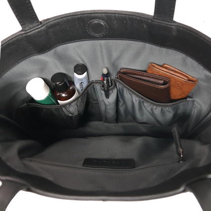 【新製品】BEH《ビーエイチ》スマートシティトート | A4対応 13インチPC対応 縦型 5L 横34.5cm 防水本革 軽量 薄型 ユニセックス