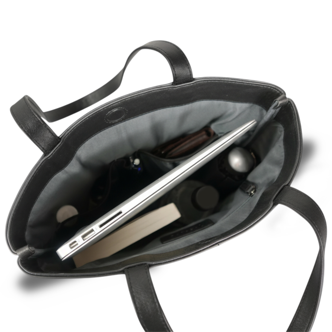 【新製品】BEH《ビーエイチ》スマートシティトート | A4対応 13インチPC対応 縦型 5L 横34.5cm 防水本革 軽量 薄型 ユニセックス