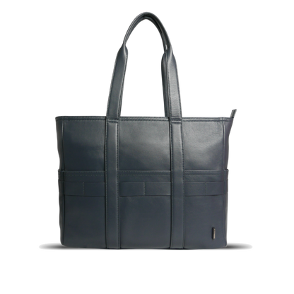 BTY《ビーティーワイ》シティトート | ブラック ネイビー A4 B4対応 15.6インチPC対応 15L 横38.5cm 防水本革 横型 大容量 ユニセックス