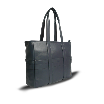 BTY《ビーティーワイ》シティトート | ブラック ネイビー A4 B4対応 15.6インチPC対応 15L 横38.5cm 防水本革 横型 大容量 ユニセックス