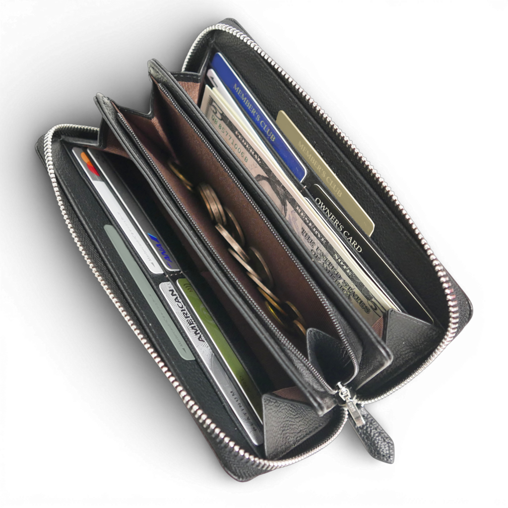 【新製品】TSOGバリューシリーズ長財布 | 本革 ブラック ネイビー グリーン ユニセックス コインケース ICカード 定期入れ スイカ 両面 カード収納 8枚収納