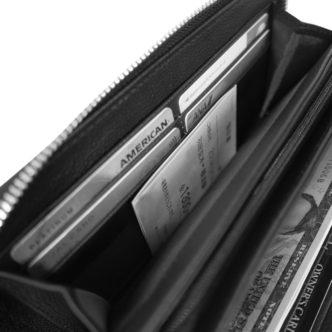 【新製品】TSOGバリューシリーズ長財布 | 本革 ブラック ネイビー グリーン ユニセックス コインケース ICカード 定期入れ スイカ 両面 カード収納 8枚収納