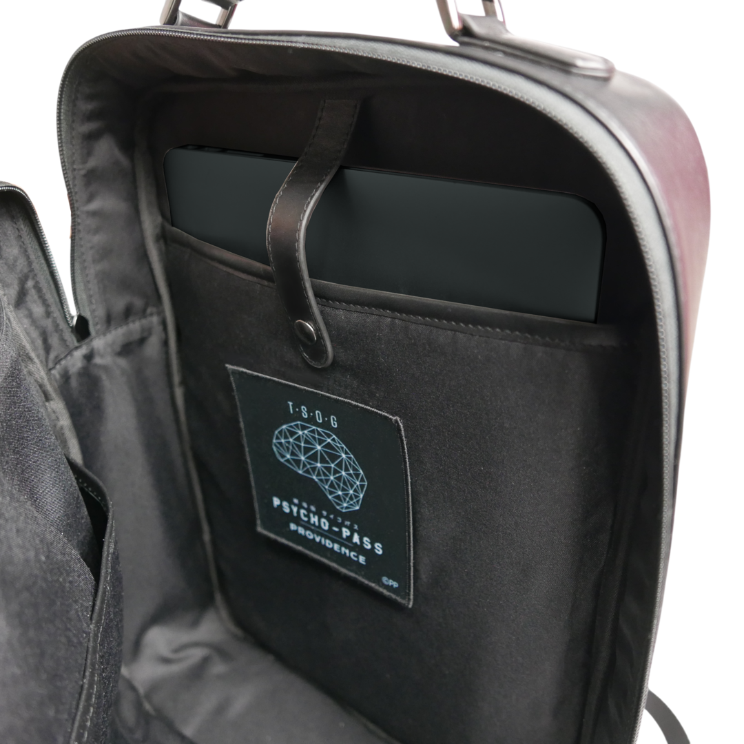【コラボレーション】PSYCHO-PASS サイコパス×T・S・O・Gコラボ防水本革シティリュック | アニメ A4対応 14インチPC対応 10L 縦38cm 防水本革 大容量 ユニセックス