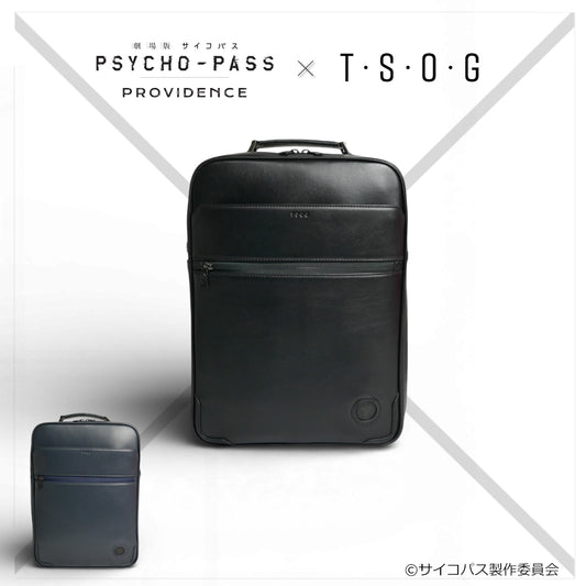 【コラボレーション】PSYCHO-PASS サイコパス×T・S・O・Gコラボ防水本革シティリュック | アニメ A4対応 14インチPC対応 10L 縦38cm 防水本革 大容量 ユニセックス