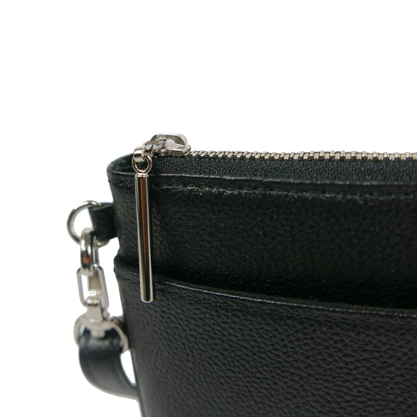 LASALLE《ラサール》シティミニショルダー | サコッシュ 本革 薄型 軽量 ブラック トープ ユニセックス