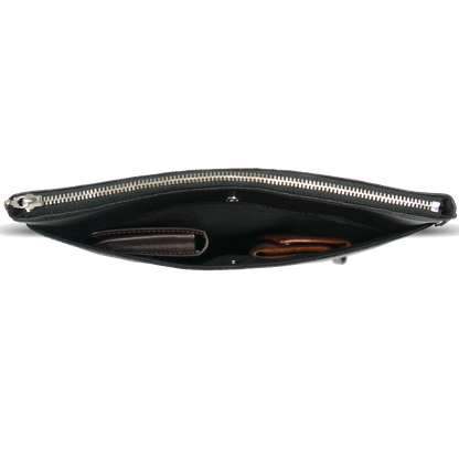 LASALLE《ラサール》シティミニショルダー | サコッシュ 本革 薄型 軽量 ブラック トープ ユニセックス