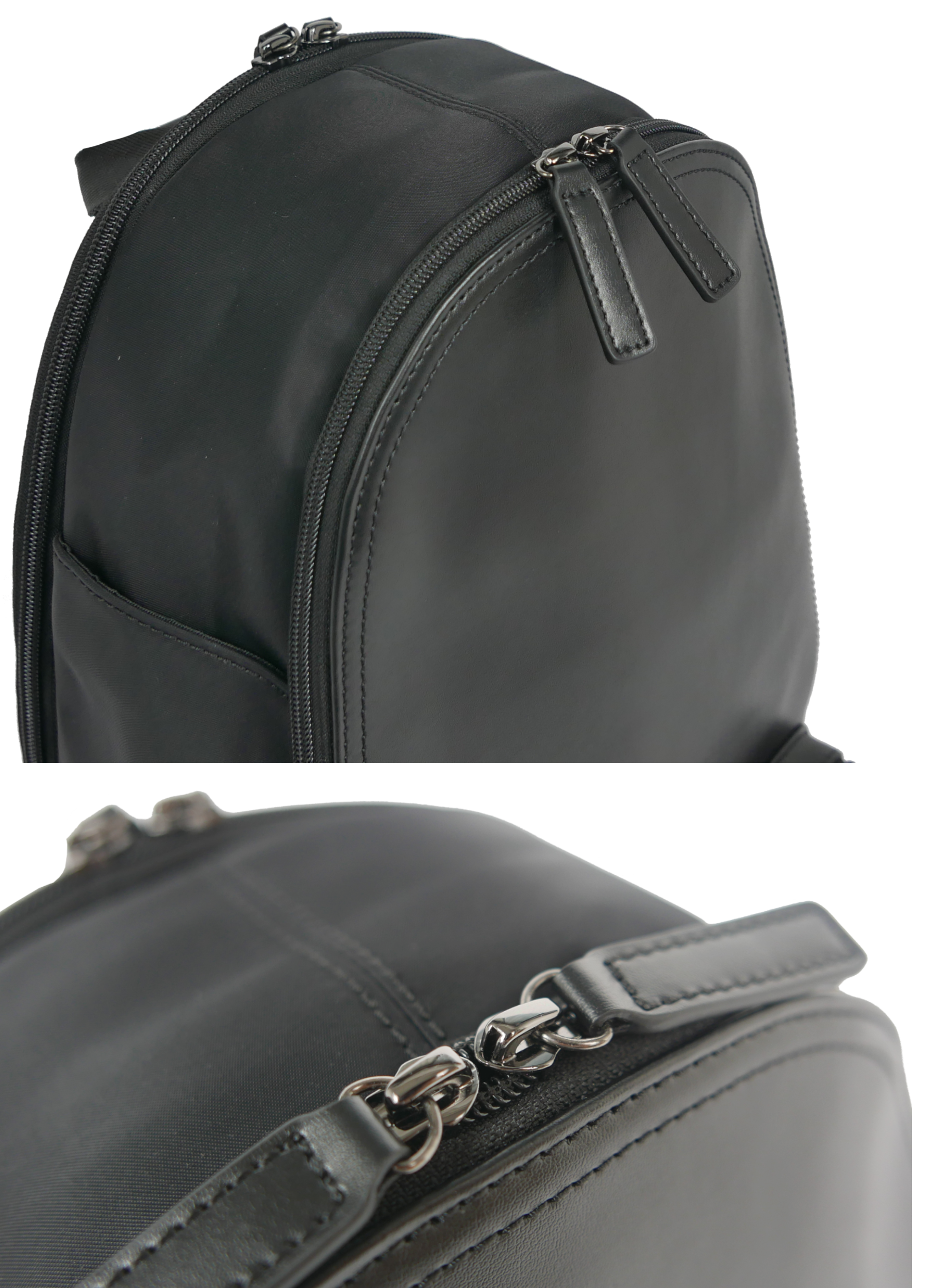 TAN《タン》ブラックシティリュック_YKKファスナー