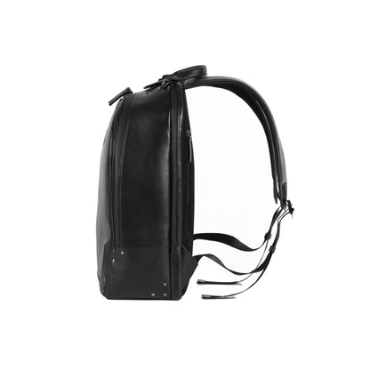AM《エーエム》デイリーリュック | A4対応 14インチPC対応 17L 縦43cm 防水本革 多機能 Airtag ユニセックス