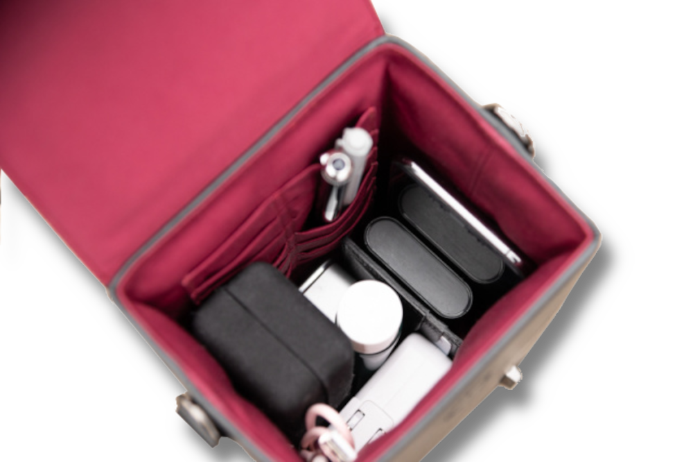 シティカメラショルダーバッグ | 防水本革 縦型 カメラ保護 ユニセックス