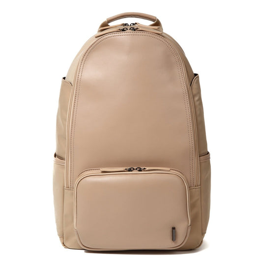 TAN《タン》ベージュピンクシティリュック_正面