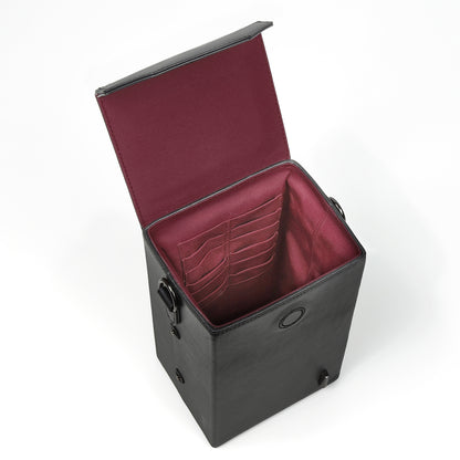 シティカメラショルダーバッグ | 防水本革 縦型 カメラ保護 ユニセックス